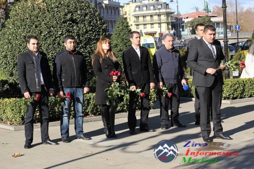 Ümummilli lider Heydər Əliyevin anım günü Tbilisidə keçirilib