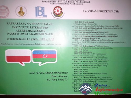 Varşavada III Beynəlxalq Azərbaycan-Polşa elmi konfransı keçirilib