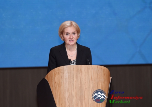 İlham Əliyev V Beynəlxalq Humanitar Forumun rəsmi açılış mərasimində iştirak edib