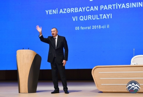 Bakıda Yeni Azərbaycan Partiyasının VI qurultayı keçirilib
