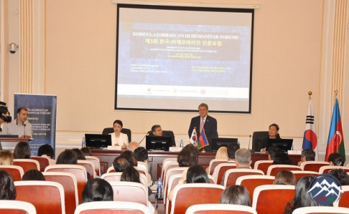 Koreya-Azərbaycan III Humanitar Forumu keçirilib